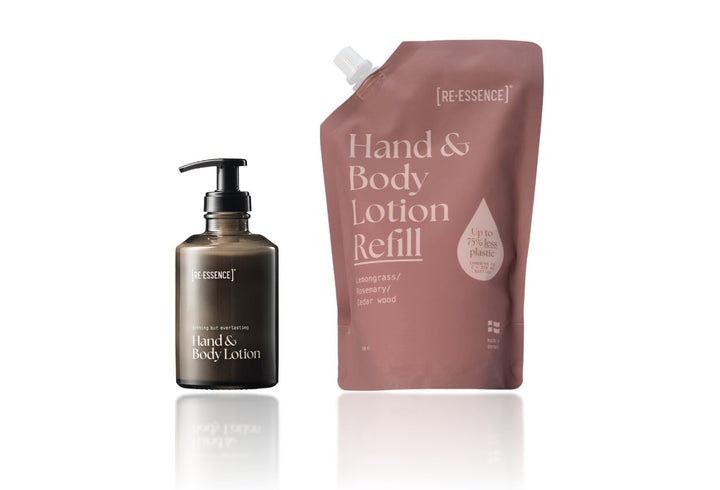 Lotion Startersæt: Flaske + Refill
